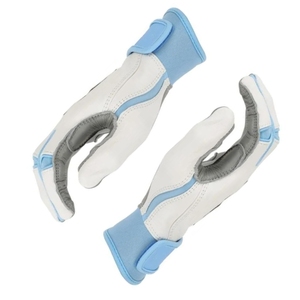 Gants de frappe de baseball bleu ciel, blancs et gris, légers, performants, avec paume antidérapante durable pour l'entraînement, fourniture OEM - Product Image 6