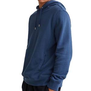 Sweats à capuche de haute qualité pour hommes conception personnalisée couleur unie matériel impression de logo personnalisé poids léger haute qualité - Product Image 2