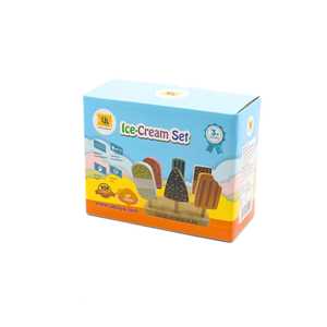 UATOYS Juego de Helados de Madera para Juego Imaginativo - Modelo de Juguete de Soporte para Helados - Product Image 3
