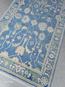 พรมขนสัตว์สไตล์ตุรกีถักด้วยมือคุณภาพสูงแบบคลาสสิกปักลายทันสมัยดีไซน์แบบนามธรรมสำหรับพิธีกรรมการสวดมนต์ของวัยรุ่นห้องนั่งเล่น - Product Image 3