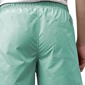 2024 nouveauté hommes haute rue solide coupe-vent Shorts imperméable respirant Polyester/Nylon personnaliser taille vêtements de sport - Product Image 6