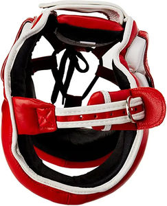 หัวมวยแบบเต็มใบหน้าสำหรับนักมวย MMA แบบไทยทำจากหนังแท้ทนทานออกแบบได้ตามที่ต้องการ - Product Image 5