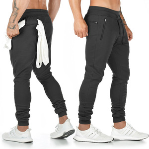 Pantalones informales de algodón para hombre, ropa para correr al aire libre, deportes de invierno de alta calidad, tela de lona ligera, venta al por mayor - Product Image 1