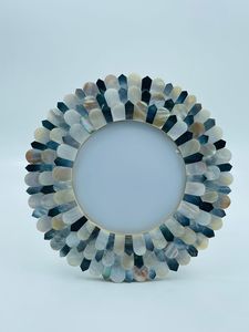 สัจพจน์สามชั้นที่เป็นเอกลักษณ์ของแม่มุกกรอบรูปทำด้วยมือสไตล์วินเทจของตกแต่งผนังกรอบรูปศิลปะผนังของตกแต่งบ้าน - Product Image 3