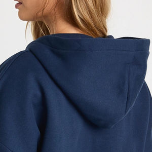 เสื้อฮู้ดน้ำหนักเบาสำหรับผู้หญิง ให้ความอบอุ่น พร้อมเนื้อผ้าด้านในที่นุ่มนวล ใส่สบายได้นาน / บริการออกแบบ OEM สำหรับผู้ซื้อจำนวนมาก แขนยาว - Product Image 6