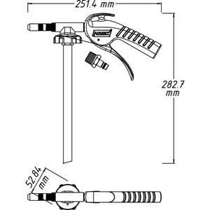 Pistola de Aire para Carrocería de Automóvil Hazet - Product Image 2