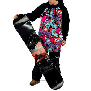 Nueva fábrica que vende Top Wear Article Hombres Snowboard Hoodie Low Moq Trendy Wear Snowboard Hoodie - Product Image 3
