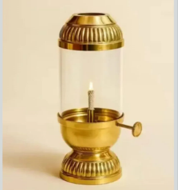 Lampe à huile en laiton Décoration nautique vintage Style antique Rustique Éclairage mural Patio Lanterne de bateau rustique antique - Product Image 2