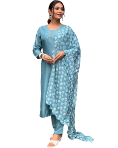 Nhà sản xuất tốt nhất và Nhà cung cấp của phụ nữ giản dị của shalwar kameez sẵn sàng thực hiện Viscose <span class=keywords><strong>salwar</strong></span> kameez phù hợp cho các bên - Product Image 1
