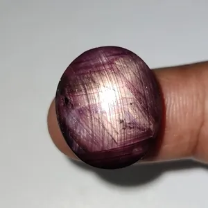 Único rojo estrella rubí cabujón estrella geométrica rubí suelta piedra preciosa matriz estrella impresionante calidad 20-17-8,8mm 36,75 Ct piedra preciosa - Product Image 1