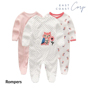 Snug Fit Cotton Jumpsuit | Baby & Toddler Boys Footed Romper - Product Image 2
