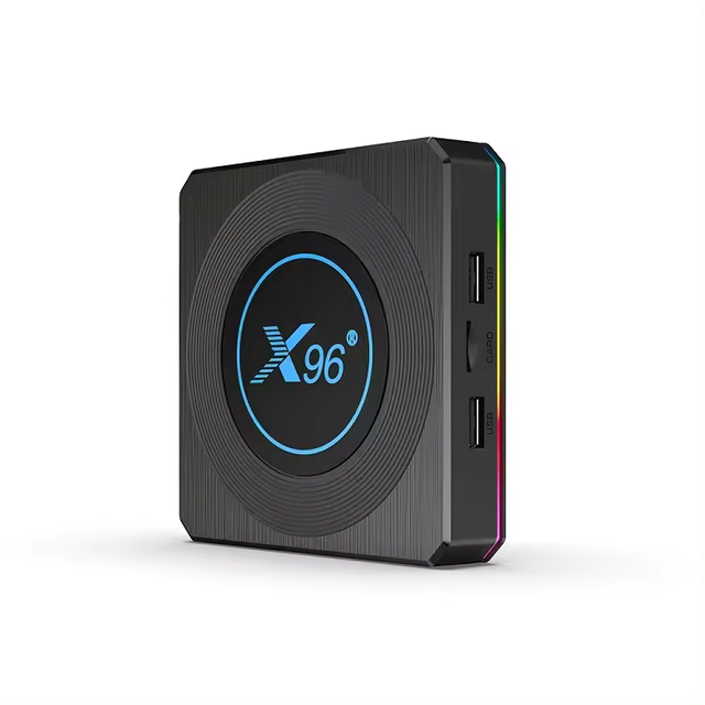 Amlogic Quad-core S905X4 TV Box Android 11 X96 X4 2.4G/5G Wifi 4GB Ram 32GB/64GB Rom With Cooler Graphics for Playing Games