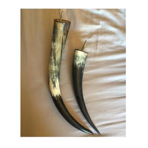 Cuerno vikingo para beber auténtica taza rústica jarra de Guerrero medieval copa natural recipiente de hidromiel nórdico tradicional hecho a mano - Product Image 2