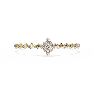 Fabulous 18K <b>Gold</b> Lab Grown Diamond Bracelet & <b>Bangle</b> - Product Image 5