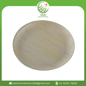 Assiette à dîner biodégradable Vaisselle en feuille de palmier Assiettes jetables en feuille de palmier au prix de gros - Product Image 2