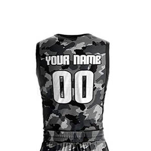 Uniforme de Baloncesto Sublimado sin Mangas con Logotipo Personalizado Barato, Ropa de Entrenamiento 2025 - Product Image 5