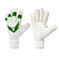 Gants de gardien de but professionnels OxLip GK-1215, design personnalisé, paume en latex allemand antidérapant, matériau PU, doigts enroulés, unisexe, toutes tailles