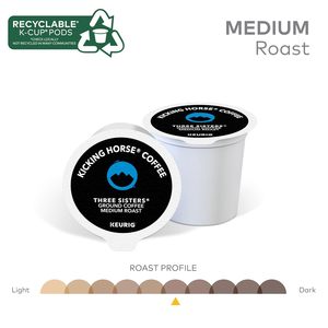 Café Kicking Horse, Three Sisters, Cápsulas Individuales Keurig K-Cup, Café Tostado Medio, Caja de 60 Unidades - Product Image 3