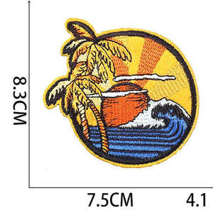 ผู้ผลิตแผ่นปักลายที่ดีที่สุด ผ้าทวิลล์ ปักด้วยด้ายทองและผ้าแบบกำหนดเอง - ราคาขายส่ง แผ่นปักลายแฟชั่น - Product Image 3