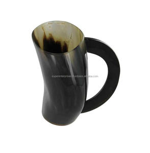 Tasse en corne foncée, meilleur décor d'intérieur, conception de matériau Unique avec couleur naturelle, tasse à boire hautement conçue - Product Image 1