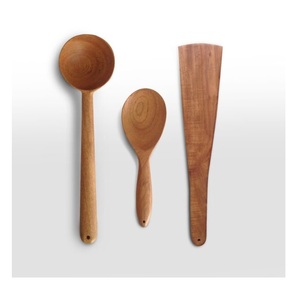 KETCHENWAR-Espátula compacta de madera hecha a mano, Juego de 2 herramientas para ensaladas - Product Image 1