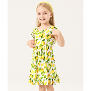 ชุดเดรสแขนกุดสำหรับเด็กผู้หญิง ตัดเย็บแบบเว้าด้านหลัง ช่วงเอวเข้ารูป - Product Image 5