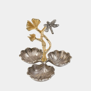 Bol à salade et à fruits en métal artisanal élégant et antique, nickelé, sur pied, passe au lave-vaisselle, décoration moderne pour la maison, fête, mariage - Product Image 5