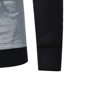 Sweat à capuche homme coupe classique 2025 – 70 % coton, 30 % polyester recyclé, polaire légère pour l'hiver, brodé - Product Image 3