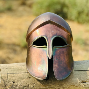Casco griego para disfraces y disfraz de exhibición, Cosplay, Esparta griega, acero corintio romano antiguo - Product Image 1