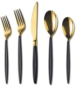 Juego de Cubiertos de diseño único de alta tendencia, suministros para restaurante, cucharas decorativas para fiesta de boda real y tenedor de cocina - Product Image 5