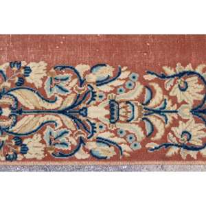 Alfombra de Lana de 2.9x34.5 pies, Ecológica, con Respaldo de Látex, Alfombra Vintage de Retazos Marrón - Product Image 5