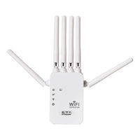 Amplificateur de signal WiFi double bande 2,4 GHz 1200 Mbps, extension de portée, renforcement du signal WiFi, indicateurs LED, bouton WPS, 1/2 ports LAN, A1 Pro