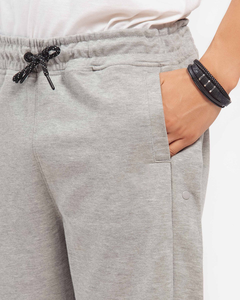 Por encargo 100% algodón Hombre Jogger Vintage lavado tinte se desvanecen pantalones cortos de sudor Raw Edge personalizado Puff impreso Logotipo de talla grande pantalones cortos de los hombres - Product Image 5