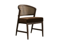 Chaises de salle à manger élégantes et contemporaines classiques en bois massif personnalisées pour l'hospitalité commerciale intérieure et le restaurant pour bar à domicile