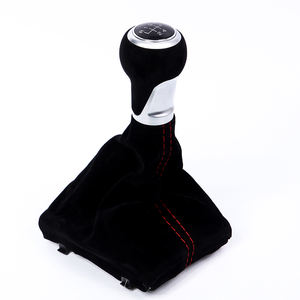 Cubierta de <span class=keywords><strong>maletero</strong></span> de polaina de perilla de cambio de marchas de coche rojo negro para <span class=keywords><strong>AUDI</strong></span> A4 S4 B8 8K A5 8T <span class=keywords><strong>Q5</strong></span> 8R - Product Image 5