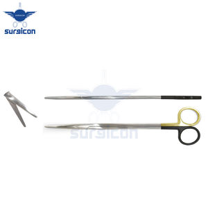 Metzenbaum-Nelson-Instrumentos quirúrgicos manuales de acero inoxidable, tijeras de operación/disección, diseño Romo curvo recto para Mol - Product Image 6