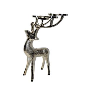 Ornement de Noël en aluminium fait à la main avec support de lumière en T Décoration de mariage économique de l'Inde Produit d'artisanat en métal - Product Image 5