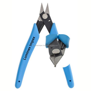 LUMINEX IMPEX LUG=488 Nose Plastic Jewelry Pliers <b>Soft</b> Grip High Quality <b>Wire</b> Loop Forming Measuring Tool DIY Customizable Logo - Product Image 3