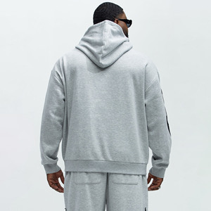 Conjunto Deportivo de Algodón 100% con Estampado Bordado, Sudadera con Capucha y Pantalones Jogger para Hombre, Conjunto de 2 Piezas, Estilo Holgado - Product Image 3