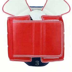 QUTENG Protetor De Taekwondo Arm Guards Taekwondo Face Mask Taekwondo Protective Gear Dual Color - Product Image 3