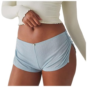 Pantalones cortos de gimnasio de cintura alta para mujer de primera calidad Diseño elegante con tela transpirable Ofertas de MOQ bajo en pantalones cortos de botín fabricados - Product Image 5