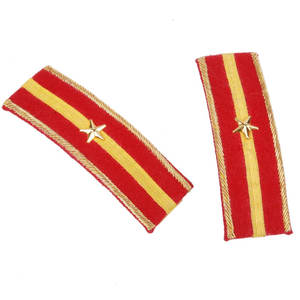 สวมใส่อย่างเป็นทางการอินทรธนูไหล่ที่ออกแบบด้วยสีทองประดับพู่สำหรับขบวนพาเหรดและชุดเดรส - Product Image 2