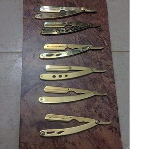 Rasoir de barbier professionnel à bord droit, rasoir de barbier classique de voyage à domicile avec lames de remplacement faciles, rasage de barbe - Product Image 6