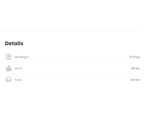 Conjunto de Muebles de Salón Modernos de Tendencia Turca, 100% Polipropileno, Muebles de Exterior para Hoteles, Patios, Almacenes y Parques - Product Image 5