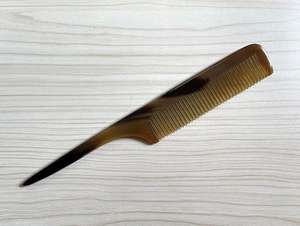 หวีเขาควายสำหรับแต่งผมด้วยงานฝีมือ HF หวีฮอร์นดีไซน์ทันสมัยสีธรรมชาติคุณภาพสูง - Product Image 6