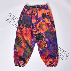 Pantalon de neige personnalisé pour hommes, violet, sublimation, imperméable, avec doublure en polaire chaude, poignets élastiques et taille réglable - Product Image 2