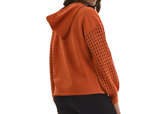 เสื้อฮู้ดดี้แบบสวม Unisex พิมพ์โลโก้เองได้ ผ้าฟลีซคอตตอน ระบายอากาศได้ดี เป็นมิตรกับสิ่งแวดล้อม สไตล์ High Street สำหรับฤดูใบไม้ร่วง - Product Image 3