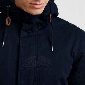 เสื้อปาร์กาหางปลาสำหรับผู้ชายเสื้อปาร์กาแบบมีโลโก้ออกแบบได้ตามต้องการ - Product Image 5