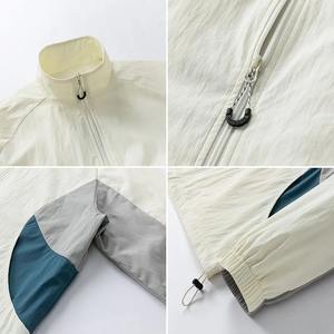 Conjunto Deportivo Ligero Unisex con Bloques de Color Invernales, Impermeable, con Capucha, Transpirable, de Dos Piezas para Correr - Product Image 4