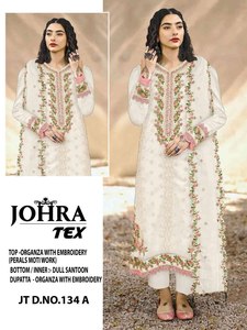 Nuevo Traje Salwar de Organza Listo para Usar con Material de Viscosa, Trabajo Elegante, Atuendo Formal para Fiesta de Noche, Exportación de la India - Product Image 3